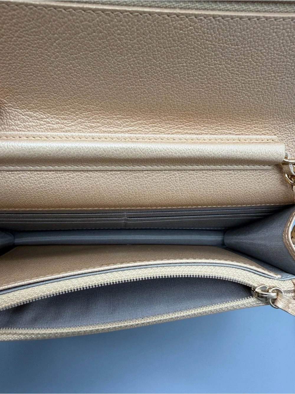 Chanel Wallet on Chain - Gold Grained Calf Skin